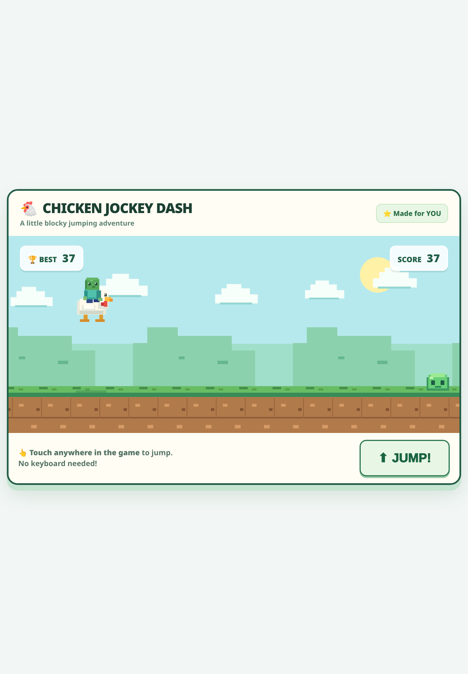 Chicken Jockey Dash preview
